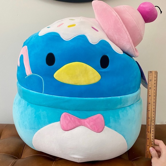 NEW HELLO KITTY SQUISHMALLOW “TUXEDO SAM: Ice Cream Sundae” 🍦 (HUGE SIZE) - Picture 2 of 3